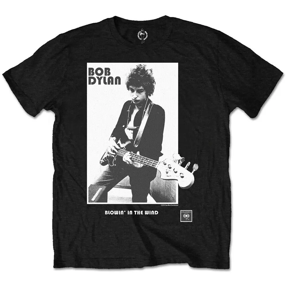 Bob Dylan Blowing In The Wind Official T Shirt Mens