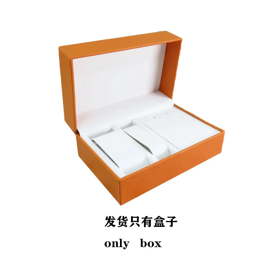 

Gift Orange Watch Jewelry Set Packaging Box Premium Storage Box Fashion Organizer Box Decorative Gifting Box Women Watch Box
