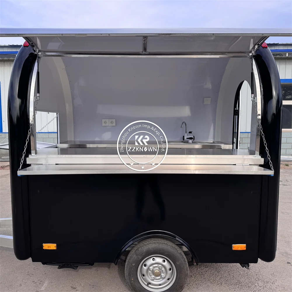 Concession Food Trailer Truck Hot Dog Cart Ice Cream Catering Truck Street Restaurant Fully Equipped Customized Size Food Truck - Image 2