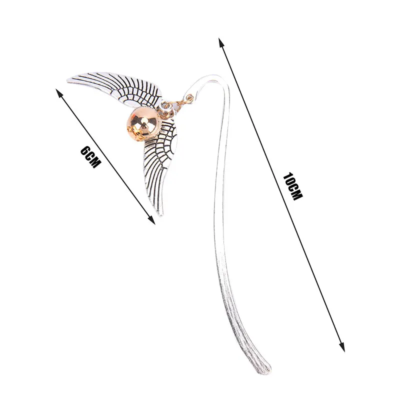 1Pc Vintage Wing Shape Bookmark Reading Page Mark School Office Supplies