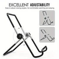 Universal Foldable Tablet Adjustable Holder for iPad Tablet Mount Desktop Support Flexible Phone Stand for iPhone Pro/Max Xiaomi