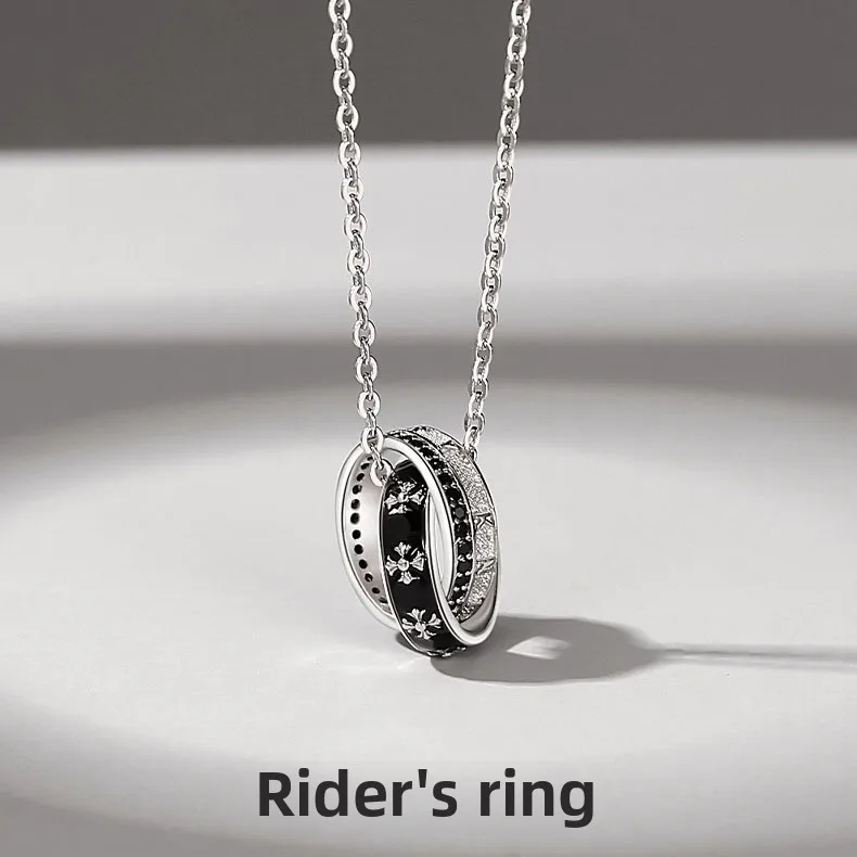 

Necklace Male Ins Niche Design Trendy Brand Hip-hop Versatile Light Luxury Niche Pendant for Boyfriend