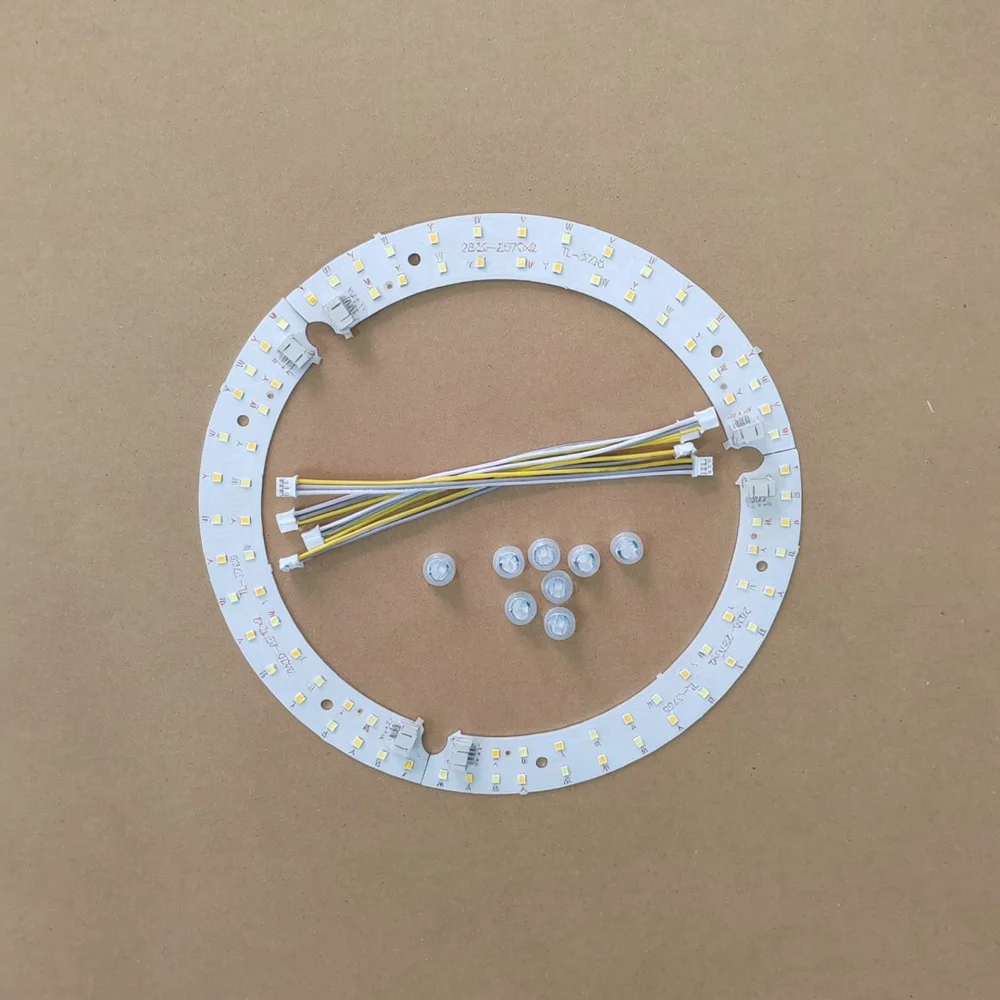 Replacement LED Module Strip For Pumpkin Ceiling Lamps Curved Light Board Three Color Changeable Fixture Repair Parts