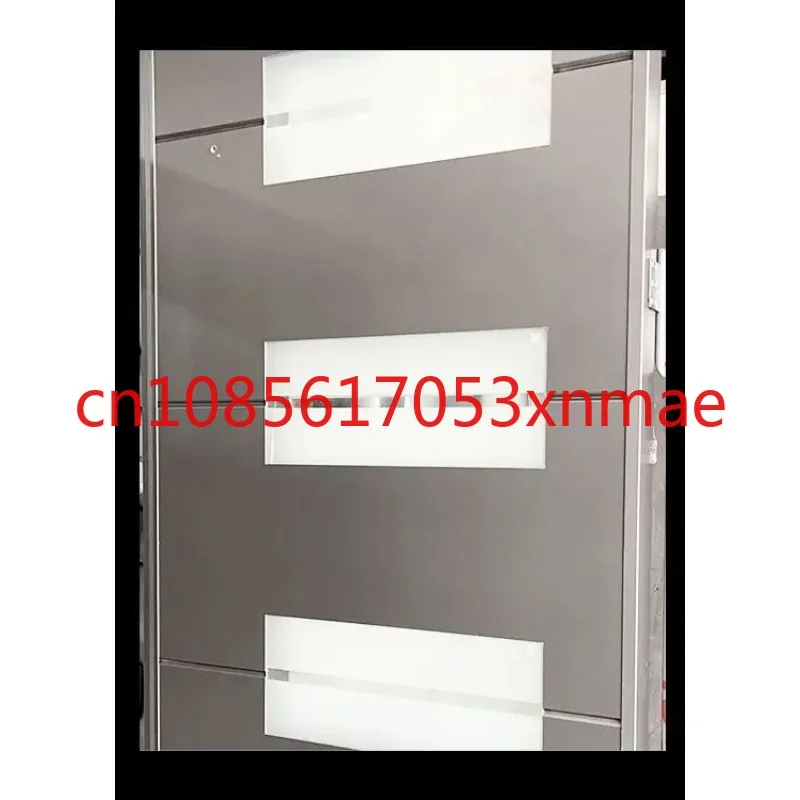 Hot Selling Modern American Luxury Black House Exterior Security Stainless Steel Front Entry Doors With Smart Lock