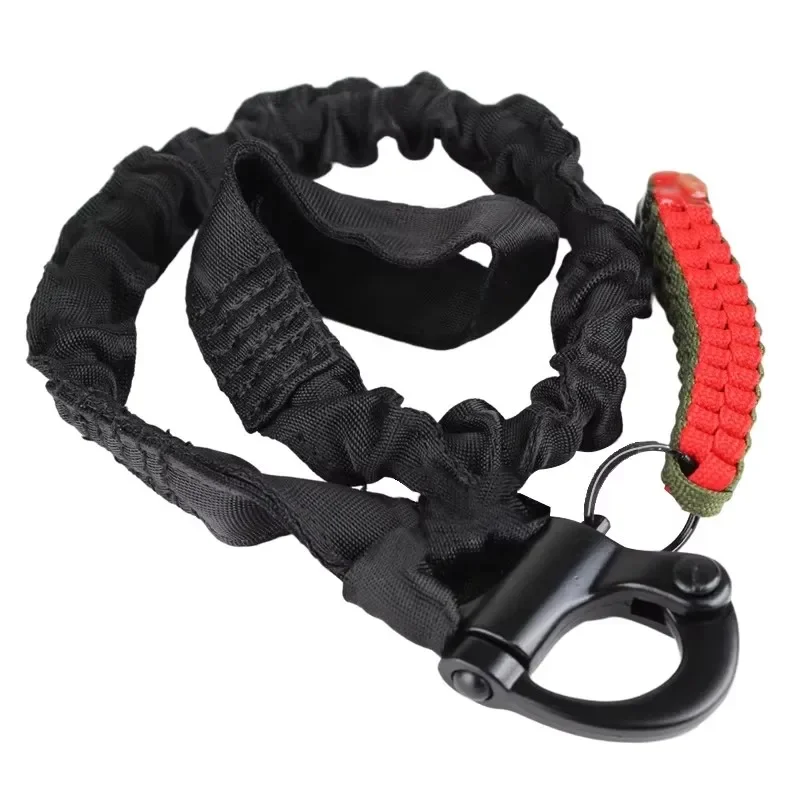 2025 Quick Release Safety Rifle Sling Lanyard Strap Rope Line Climbing Protect Sling for Outdoor Hunting Nylon Rope Bungee Strap