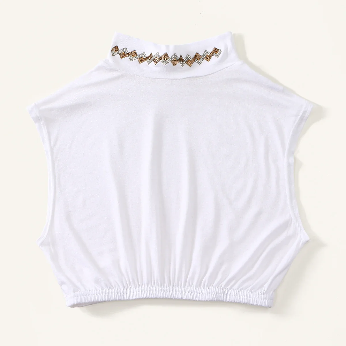 

Модальный квадратный искусственный воротник, мягкие эластичные съемные накладные воротники, однотонная водолазка, высокая внутренняя крышка шеи, женский шарф, хиджаб