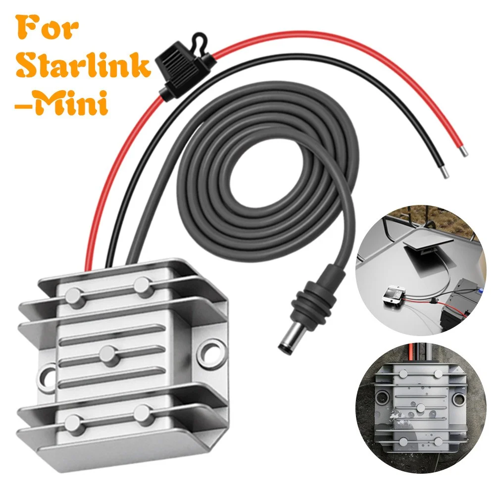 For Starlink-Mini Step Up Power Cable 12V/24V To 30V3.5A Converter With DC Cable