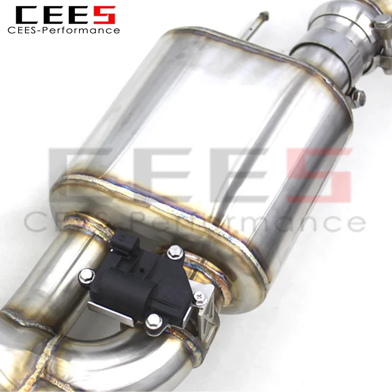 CEES  outlet high quality Stainless Steel Valve Exhaust Exhauster System For BMW X5 F15 Tuning Exhaust Muffler Pipes