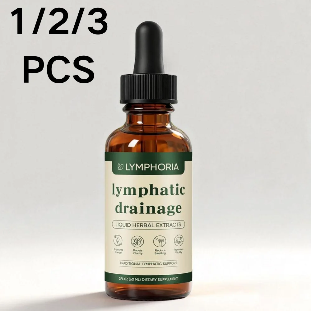 60ml Organic Dietary Supplement Promotes Effective Lymphatic Drainage Support Vitality Energy Mental Clarity Reduce Swelling