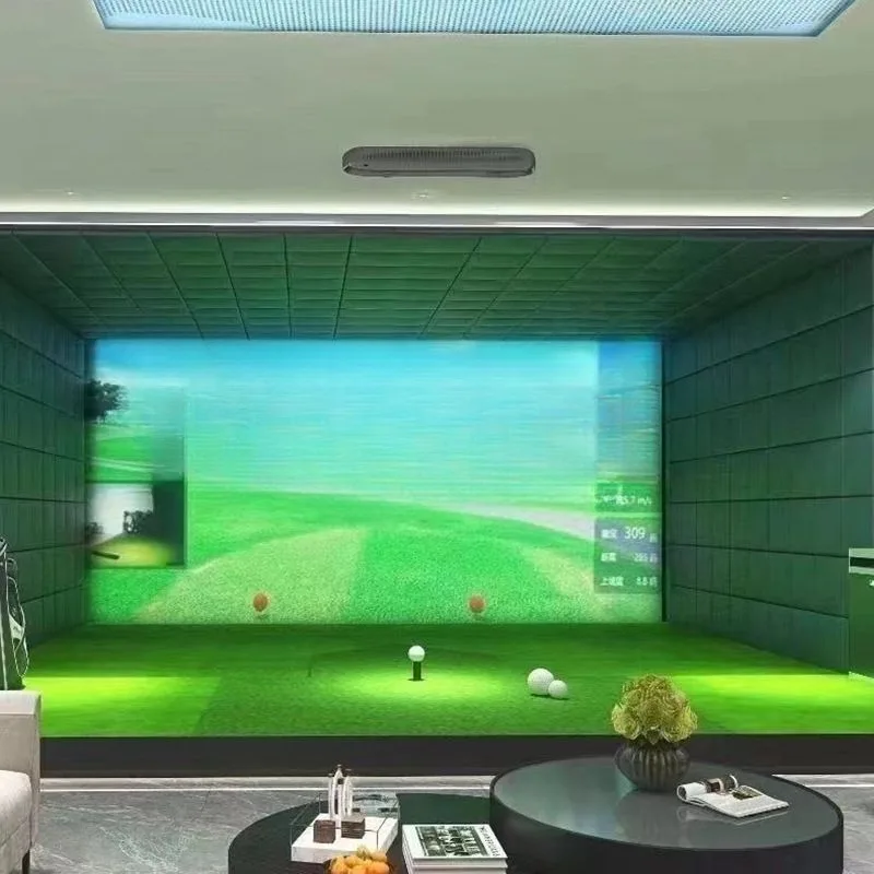 Virtual Swing Putting Practice Simulation of Golf in the Office