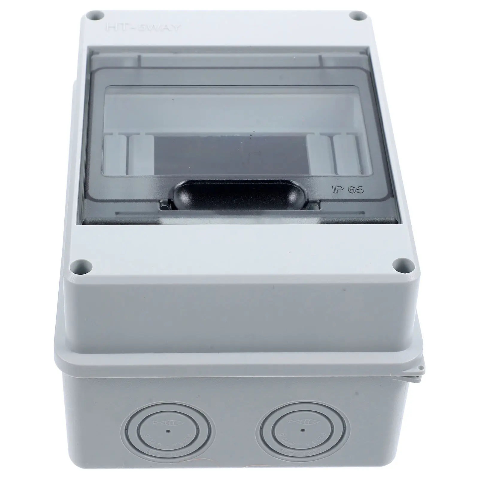 Distribution Protection Box ABS Pc Circuit Breaker Case 5-Way Junction Waterproof Electrical Panel Outdoor Breaker Box