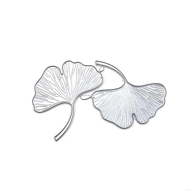 U75C Ginkgo Biloba 금속 절단 다이 스텐실 스크랩북 DIY 앨범 스탬프 종이 카드 엠보싱 장식
