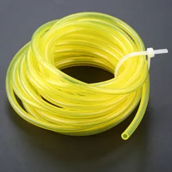 Motosega serbatoio carburante pezzi di ricambio tubo olio giallo sega a catena pezzi di ricambio tubo olio giallo diametro interno 3mm 5 metri utensili elettrici da giardino