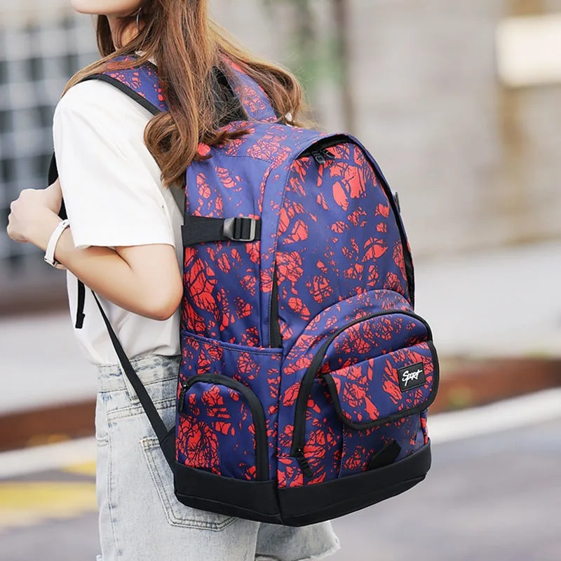 

New Backpack Middle-aged and Elderly Travel Bag Junior High School Students Schoolbag Young Women Travel Backpacks in Summer