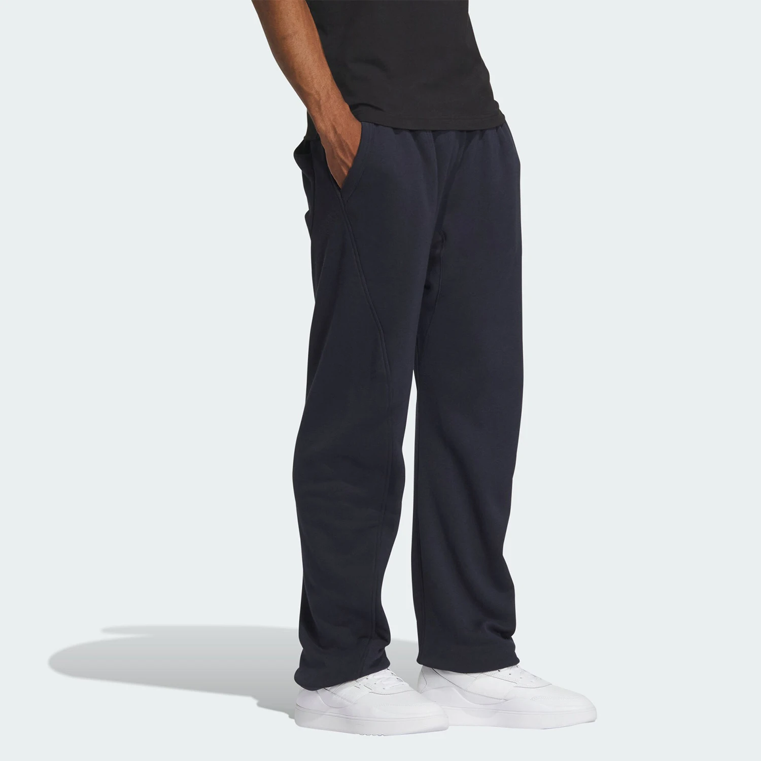 Adidas authentic winter new men's fleece loose casual pants IX6818