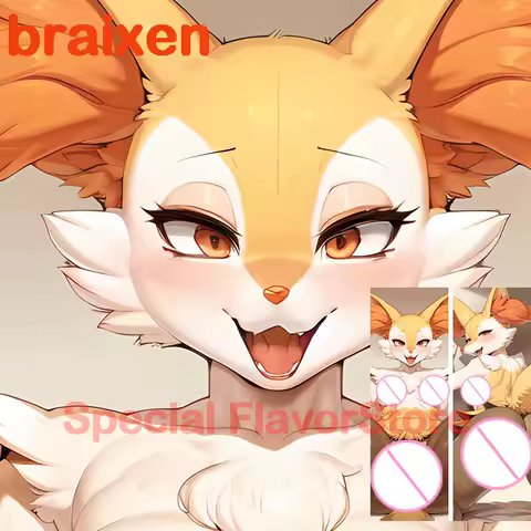 Dakimakura anime braixen furry Double-sided Print Life-size body pillows cover Adult pillowcase