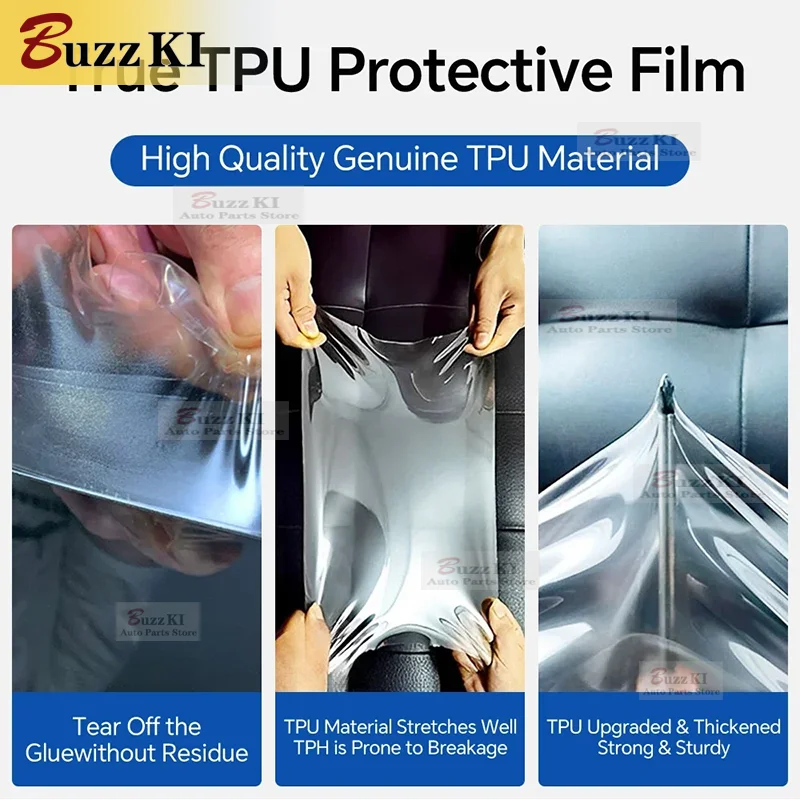 For Mercedes Benz E Class W214 2024 2025 Headlight Rearview Window Pillar Car Repair Film TPU Paint Protection Film Pre-cut