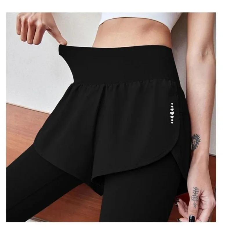 Pantalones de Yoga para mujer, ropa de Yoga, ropa deportiva para gimnasio, entrenamiento, correr, mallas de Yoga, vestido ajustado deportivo elástico de secado rápido de cintura alta