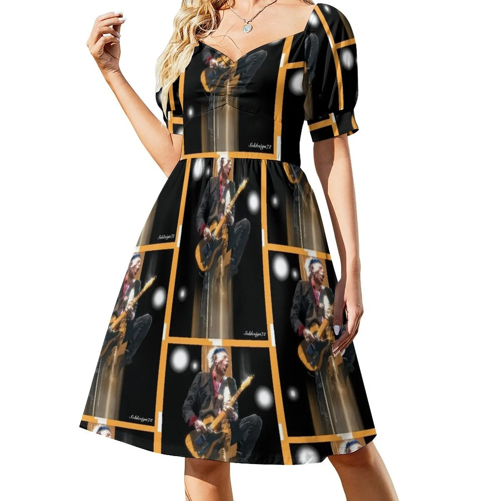 

Keith Richards coolness Short-Sleeved Dress dress women elegant luxury loose women's dress prom dresses 2025