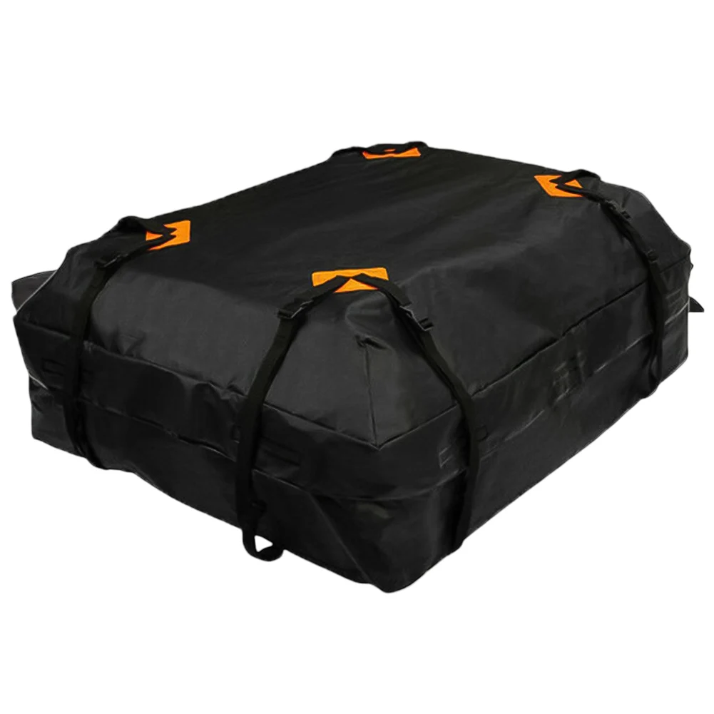 Bolsa de equipaje de seguridad mejorada, almacenamiento de equipo de Camping, portaequipajes de techo de Camping, 27x25x11cm, bolsa de techo de coche, correas de refuerzo