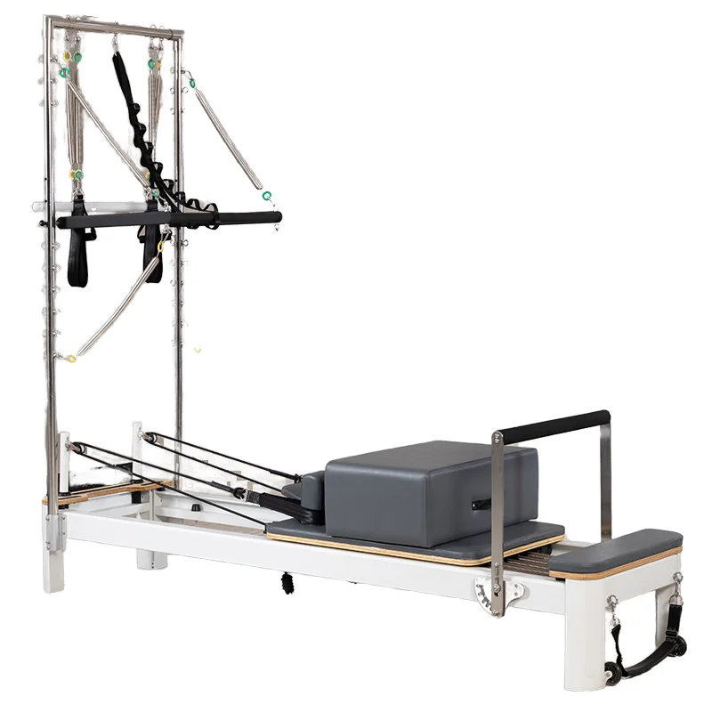 Adjustable Aluminum Alloy Core Folding Bed for Home & Commercial Use Large Equipment for Yoga Studios & Pilates Studios