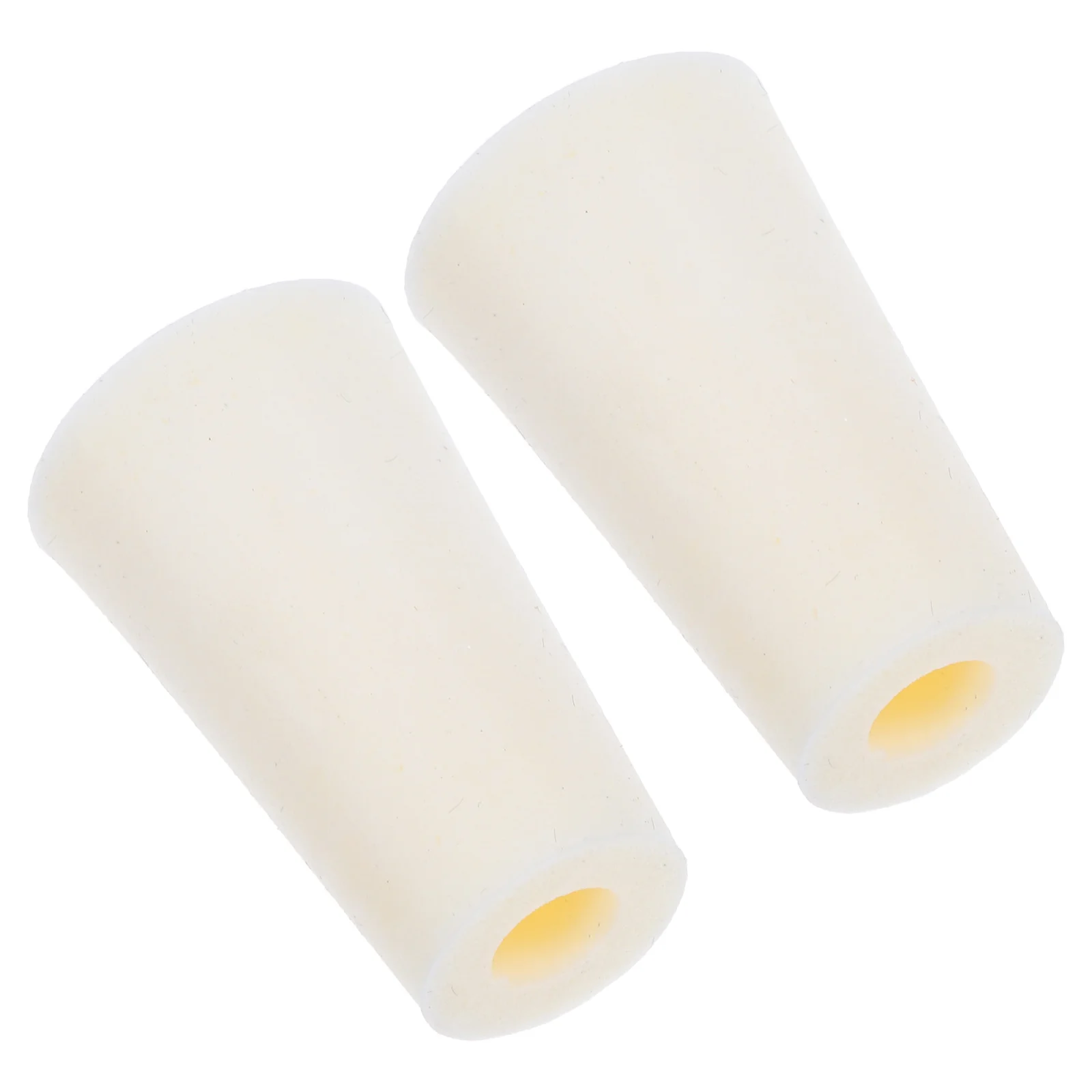 

2Pcs Silicone Wine Bottle Stopper Leakproof Seal Tapered Design Preserves Wine Freshness Home Bar White Bottle Stopper