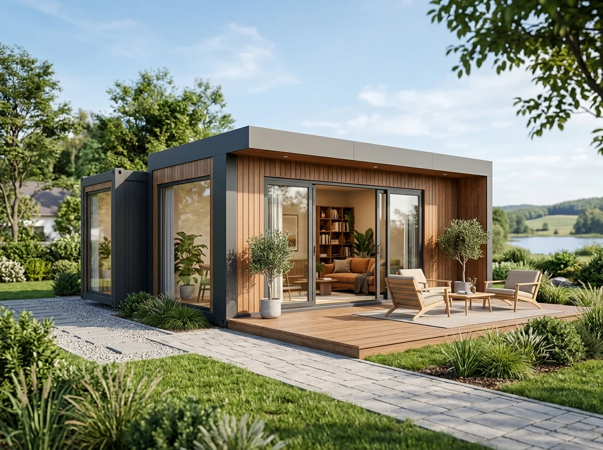 Foldable Expandable Container House Modular House with 2 Bedroom Kitchen Bathroom for Camp Office Use