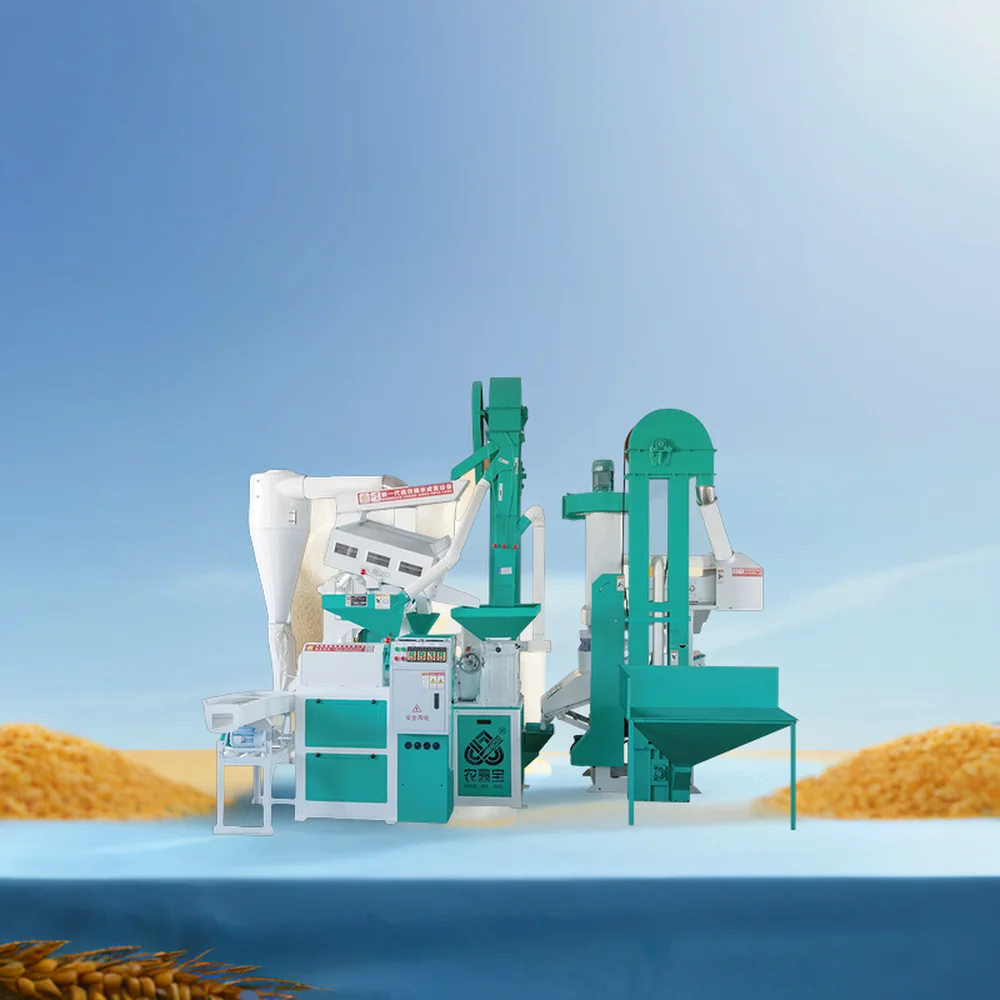 Nongxinbao Commercial Automatic Brown Paddy Rice Husker Polisher Rice Milling Machines