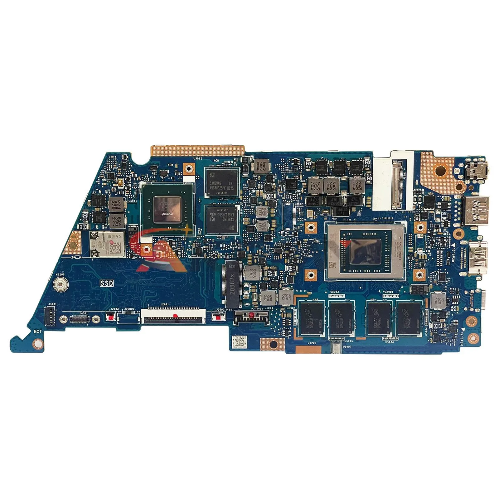 Imagem -02 - Placa-mãe para Laptop Amd Placa-mãe Ux434iq Ux434iq Ux434i Ux434i Ux434 R54500u R7-4700u 8g 16g Mx350 Shenzhen Ux434iq