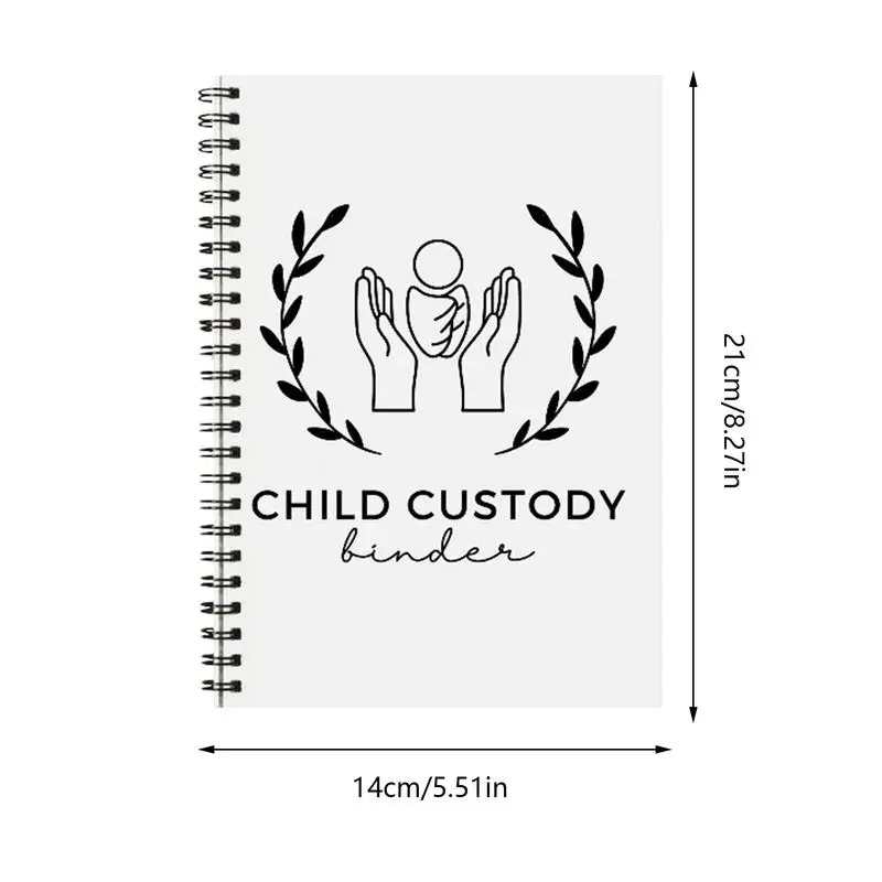 الطفل Custody مخطط كتاب سجل مذكرات Custody Battles الأبوة والأمومة التقويم واحد الوالدين المنظم معركة سجل للنفقات