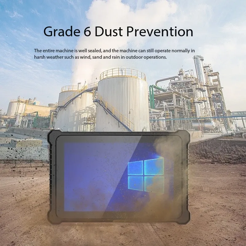 High Strength 8 10 Inch PC IP66 IP67 12000mAh Android Window Camera MTK8788 NFC GNSS Touch Industrial Rugged Tablet