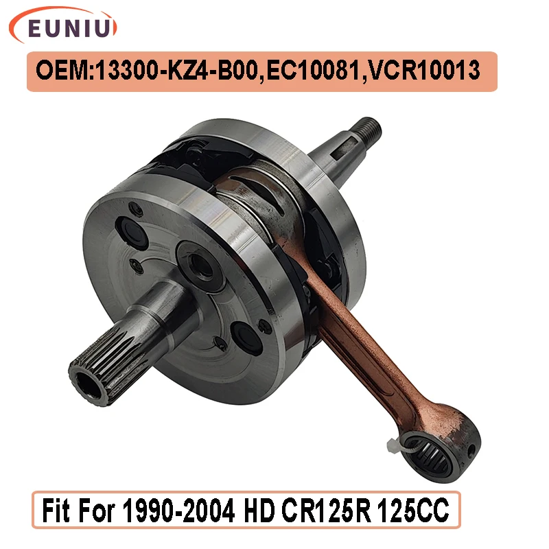 Motorcycle Crankshaft Parts For 1990-2004 HD CR125R CR 125 R 125 CC With/Replacement 13300-KZ4-B00 13300-KSR-730