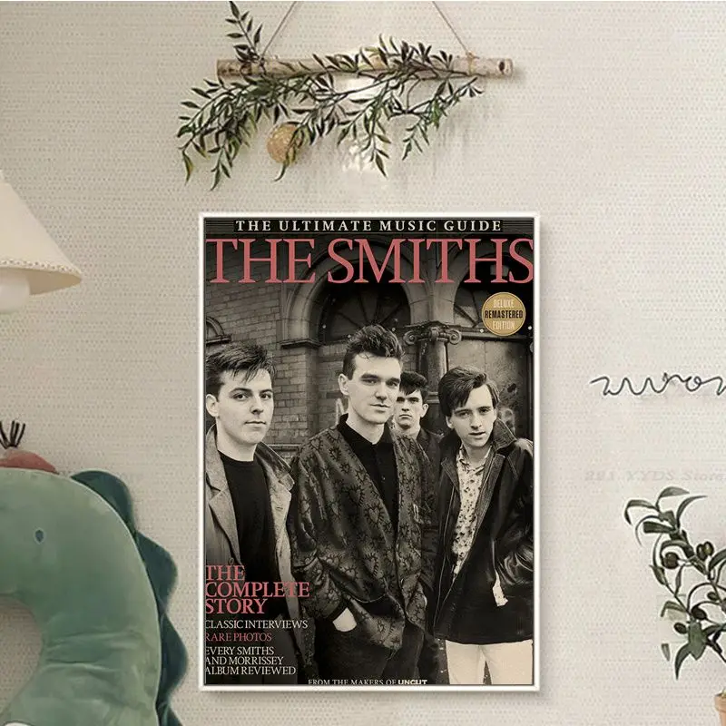 Rock Band The Smiths Retro Kraft Paper Poster Kraft Paper Prints and Posters Nordic home decor