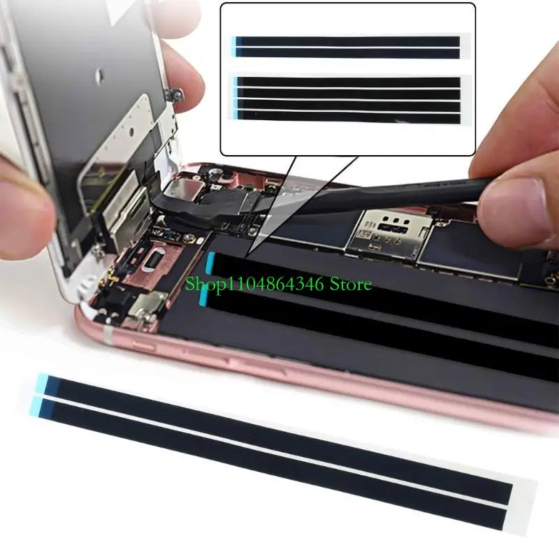 5asd 6pcs Double Sided Adhesive Tape for Laptop LCD Screen Repair Easy Pull Tab Stret
