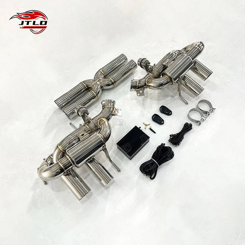 JTLD Performance 304SS Valved Exhaust Valvetronic Catback لنظام العادم Ferrari F12 Escapes