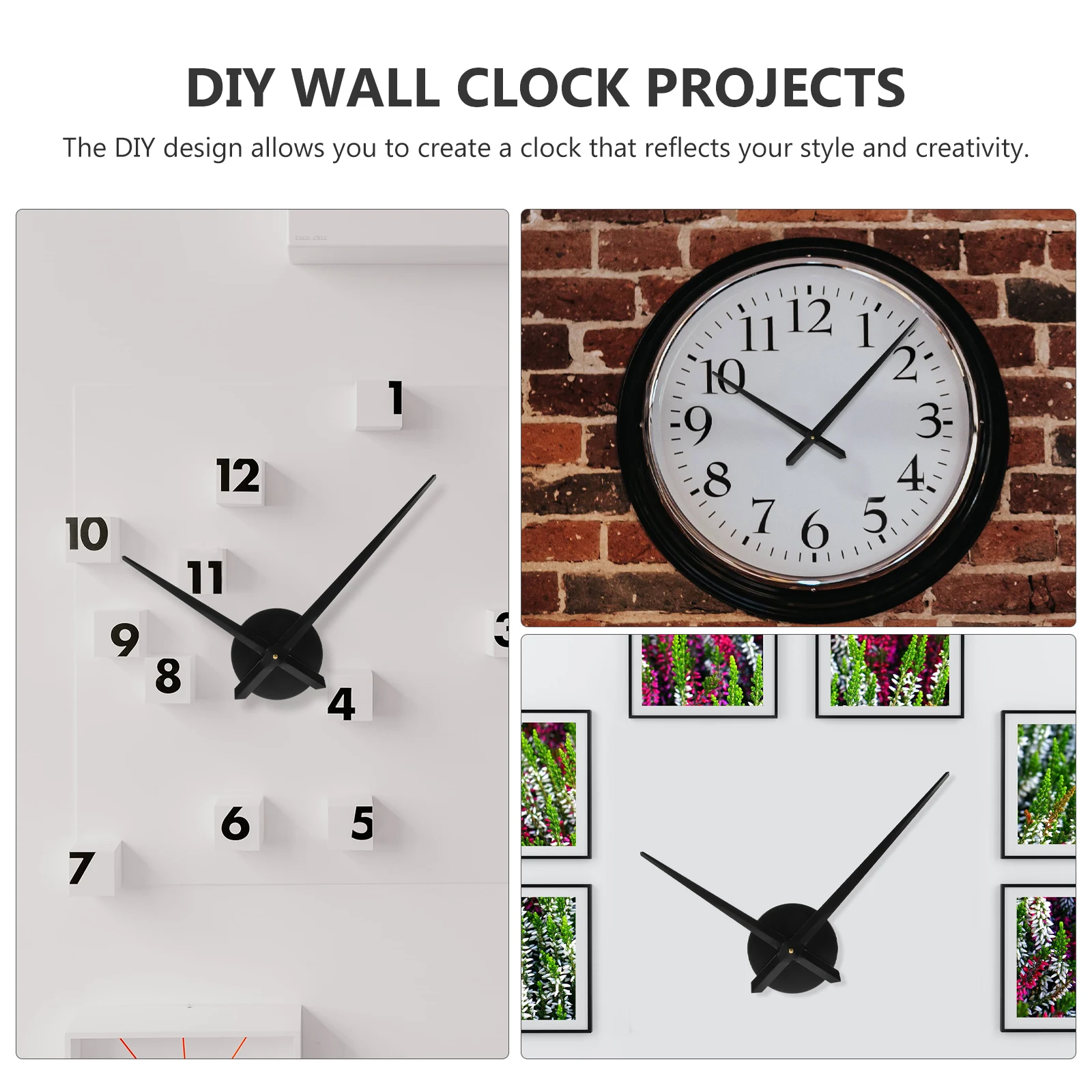 

1Set Clock Movement Metal Replacement Kit Silent Sweep Second DIY Wall Clock Mechanism Repair Parts Accurate