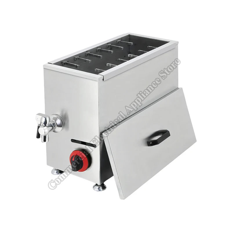 

Cheese Hot Dog Fryer Hot Cheese Potato Corn Fish Sausage Fried Machine Commercial Gas Deep Fryer Snack Machines Fryer Machine