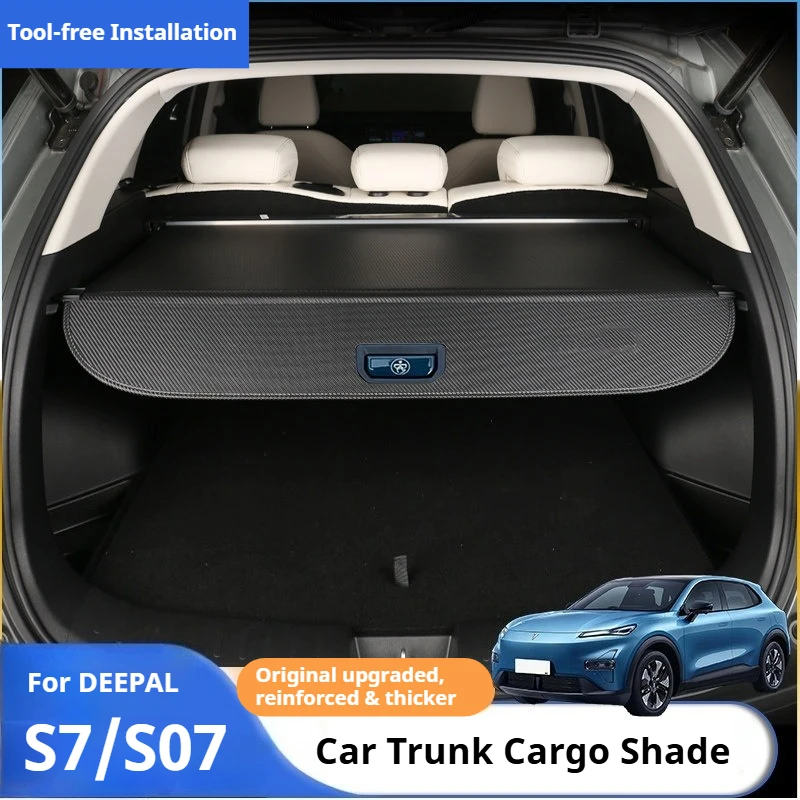 

For Changan DEEPAL S7 S07 Car Trunk Cover Curtain Auto Trunk Curtain Organizer Cover Retractable Anti-peeping Starray Accessorie