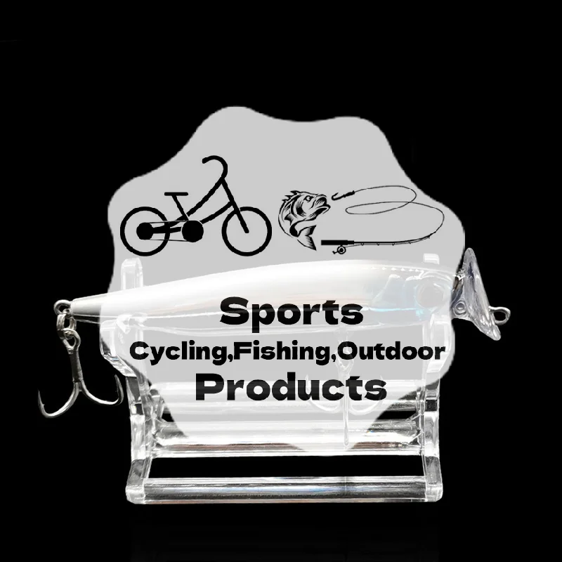1Pc Fishing Lure Display Stands Plastic Decorative Baits Showing Stand Shelf Support Rack For Fishing Store Durable Lure Holder