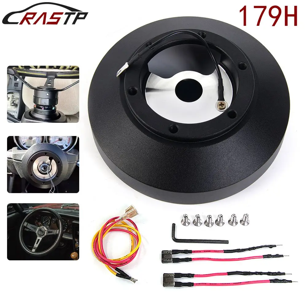 

RASTP-Car Steering Wheel Hub Adapter Quick Release Kit 179H For 1994-2004 Ford Mustang RS-QR068