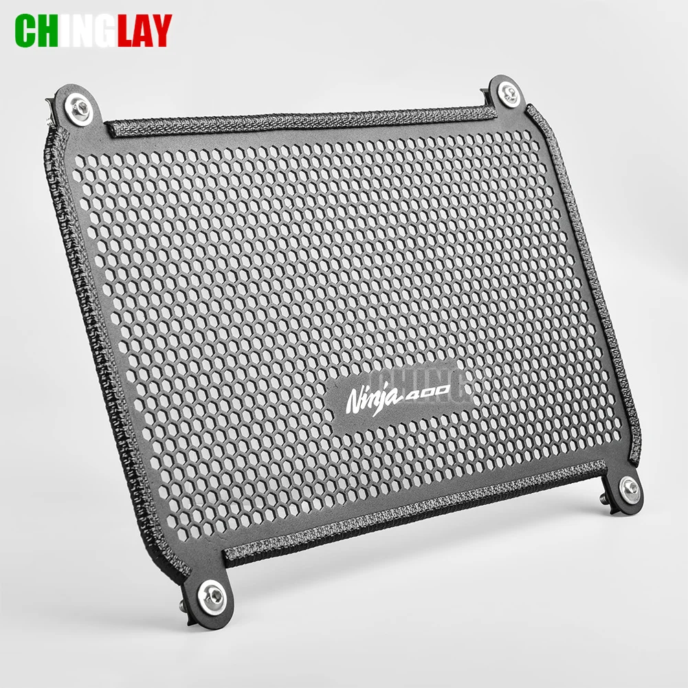 Motorcycle Radiator Grille Guard Fit with Kawasaki Z400 2019-2025 Ninja400 2018-2025 Radiator Protective Cover Accessories