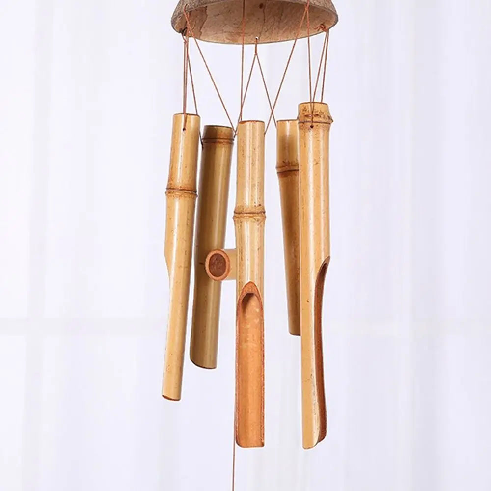 Vintage Home Decoration Bamboo Wind Chimes Zen Meditation Handmade Yard Wind Chimes Garden & Home Hanging For Outdoor Patio