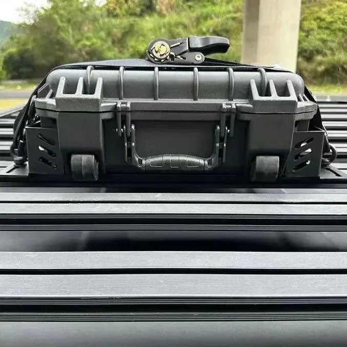 내구성 있는 자동차 루프 러기지 대용량 SUV 루프 초슬림 여행 가방 러기지 랙 썸네일 2