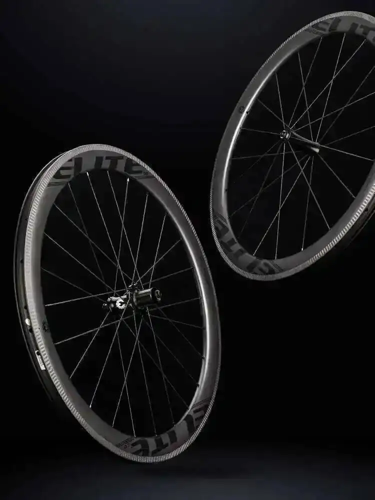 AliExpress ELITEWHEELS 700c Road Carbon Wheels UD Finish UCI Quality Carbon Rim Tubeless Ready Pillar Nipple 1423 Spokes Racing Wheelset