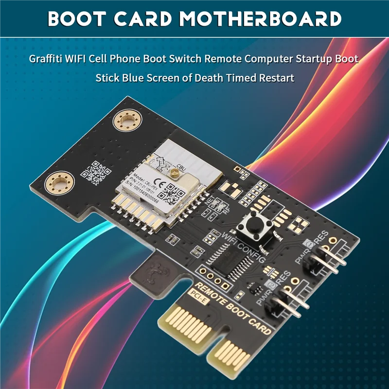 

The New Graffiti WIFI Cell Phone Boot Switch Remote Computer Startup Boot Stick Blue Screen Of Death Timed Restart