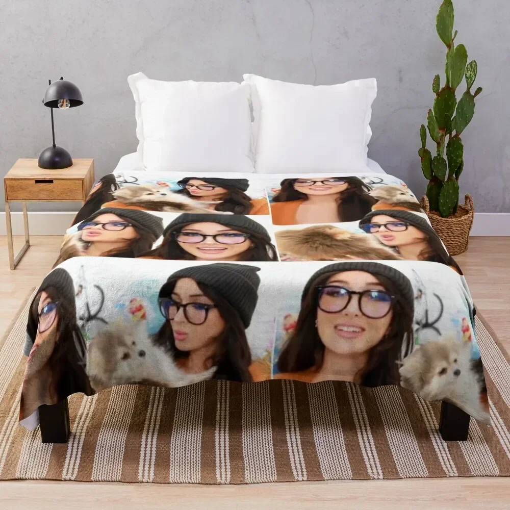 

Sssniperwolf cozy collage Throw Blanket Luxury Throw for winter Blankets