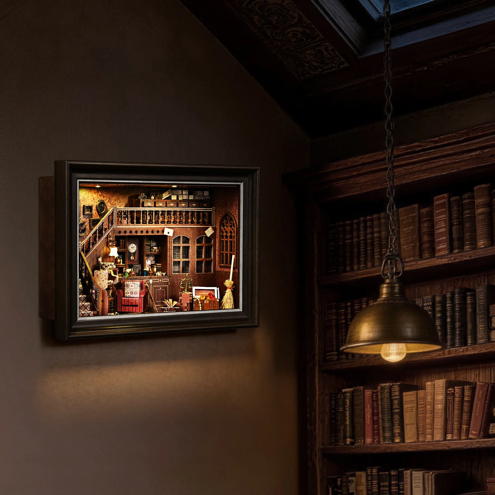 Secret Attic DIY Wooden Book Nook Shelf Insert Kit 5