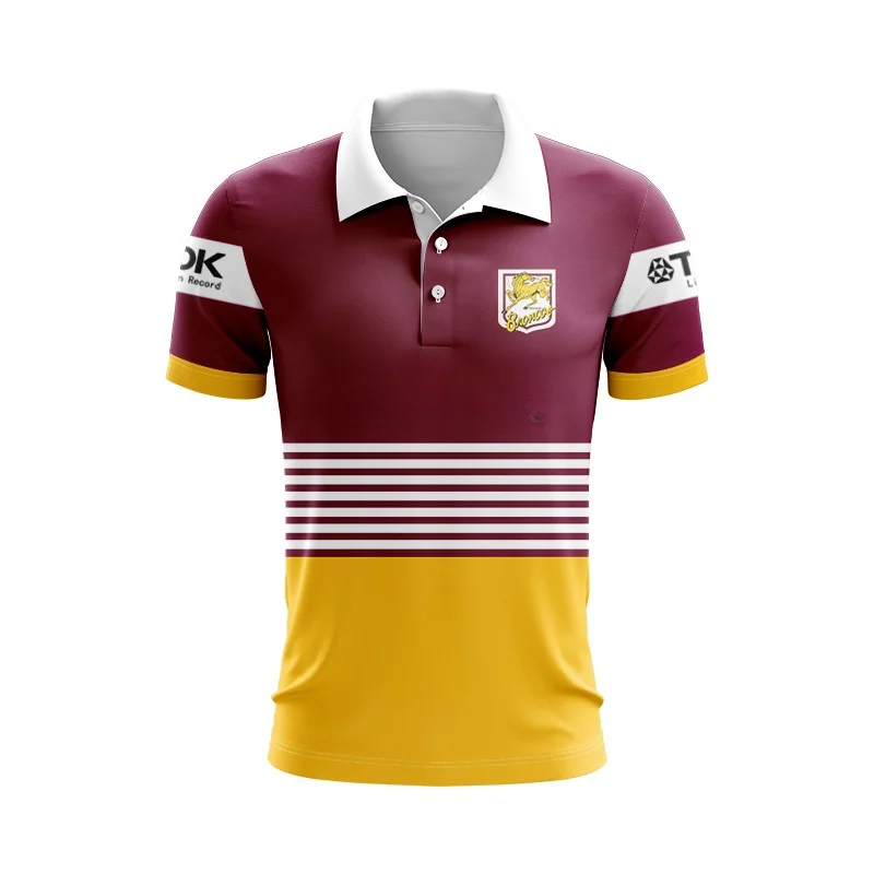 

polo Brisbane Broncos 1992 Retro Jersey Sizes S-5XL!