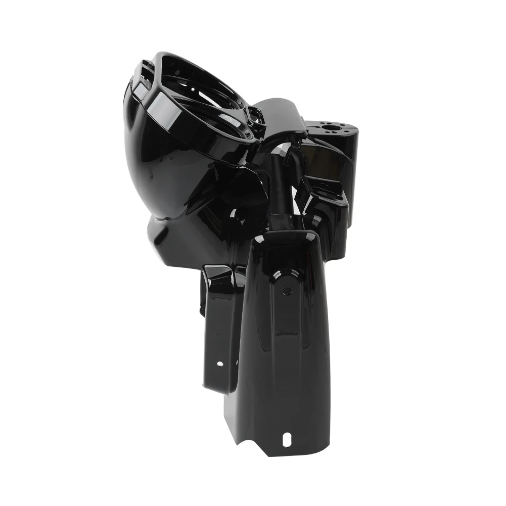 Motorcycle Gauge Housing Cover Nacelle Speedo Housing Fairing Glossy Black For Harley Road Glide 1998-2013 view 3