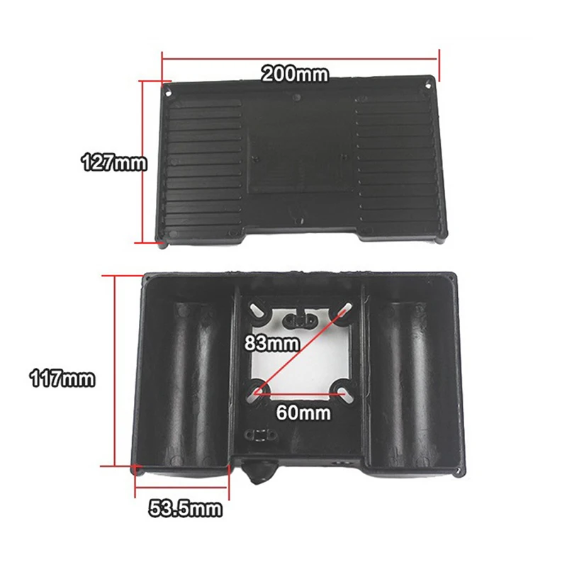 Single-Phase Electric Air Compressor Motor Junction Box - Plastic Capacitor Box for Air Pump Convenient Installation Accessory view 6